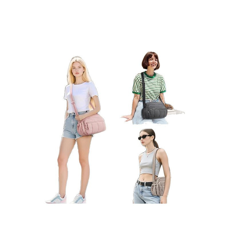 Practical crossbody bag with multifunctional compartment division Kalsten