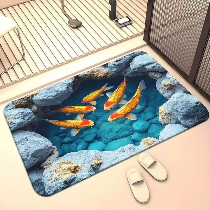 Abstract Floor Mat