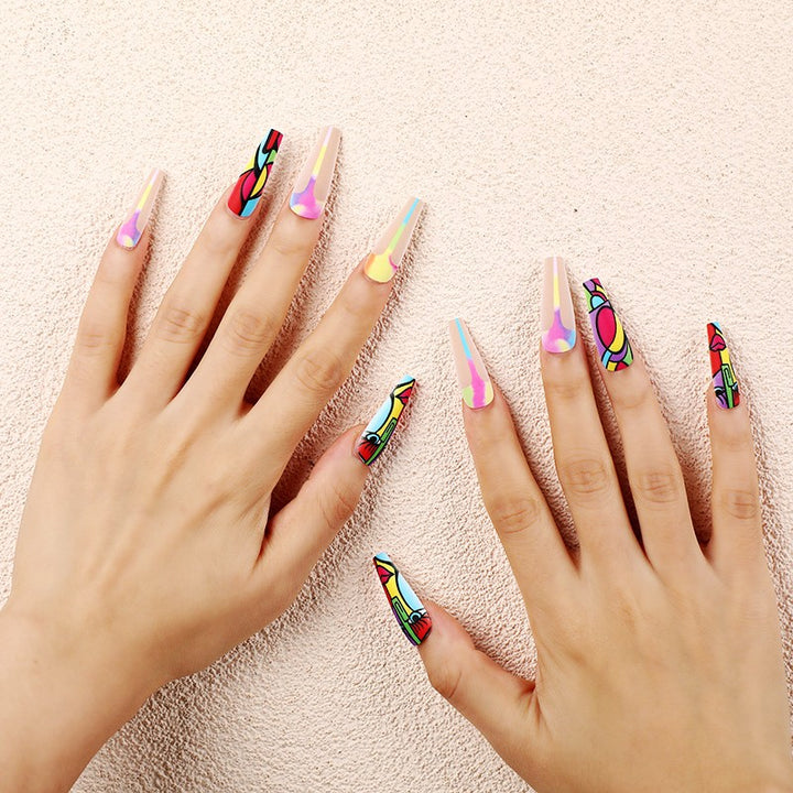 Creative artificial nails in playful design Kalsten