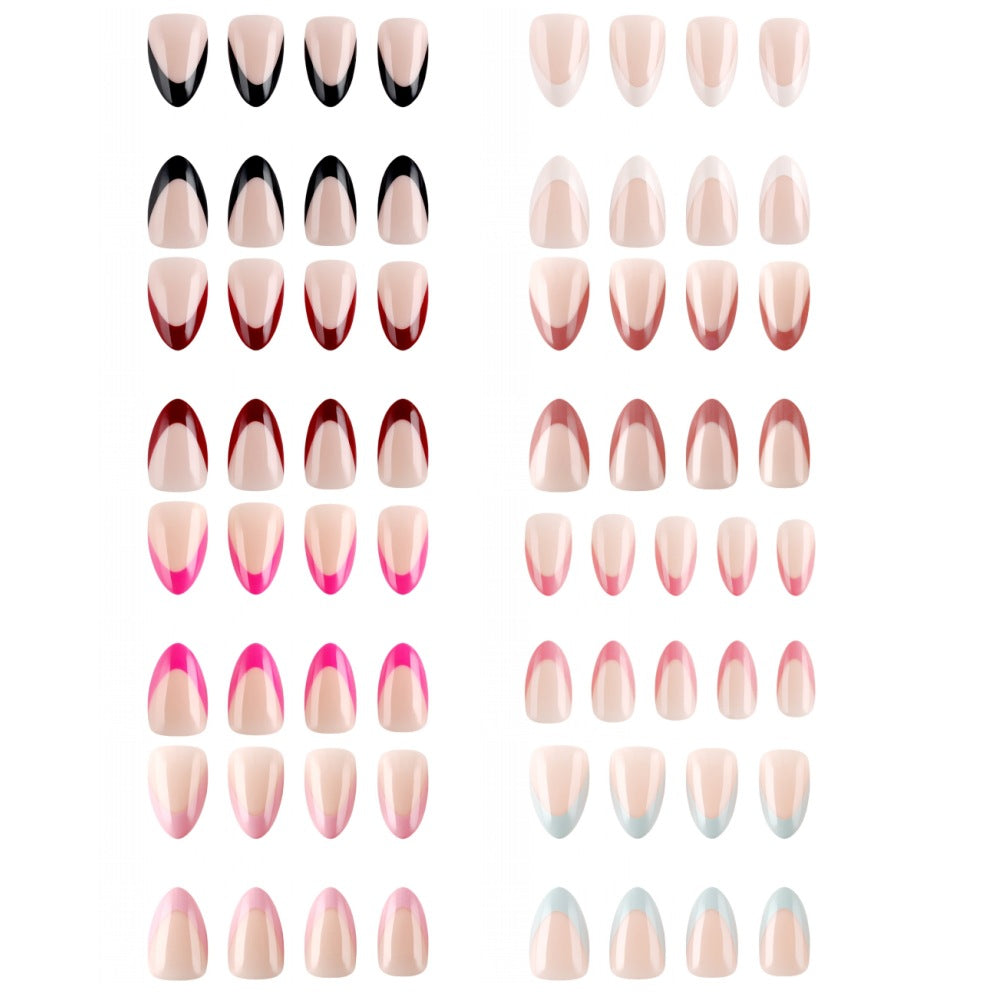 Elegant French Tip Press-On Nail Set Kalsten