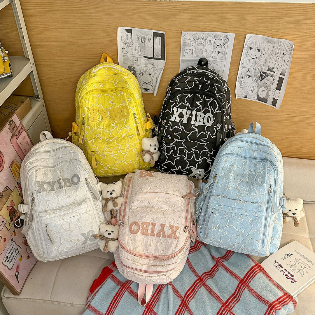 Trendy Star Print Backpack Kalsten