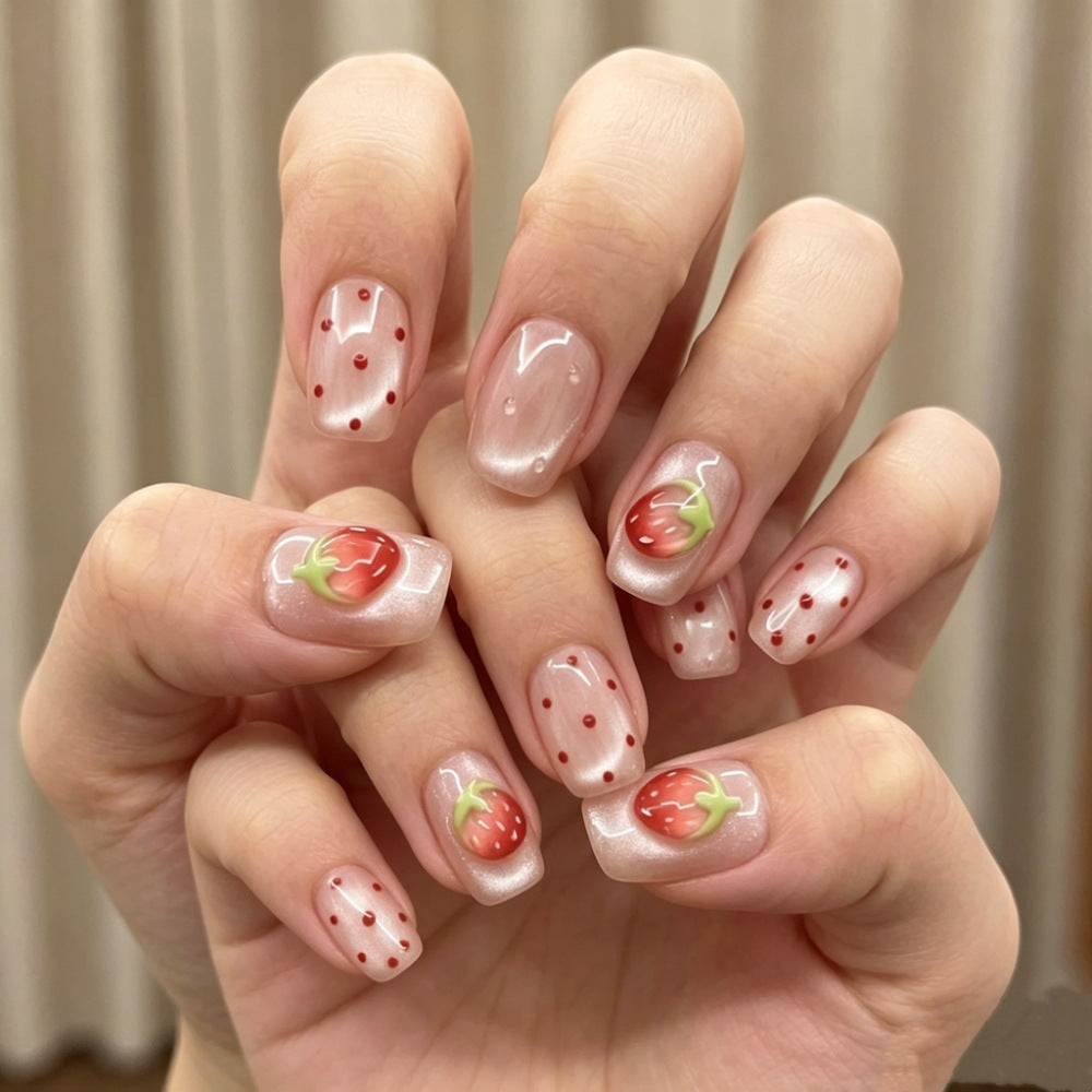 Artistic Floral Press-On Nails Kalsten 1787395011