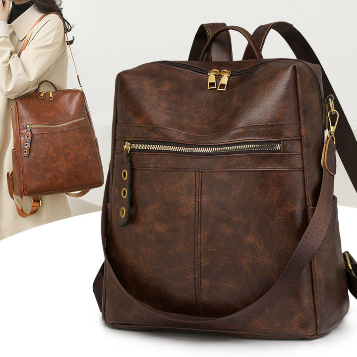 Premium Leather Multi-Functional Backpack Kalsten
