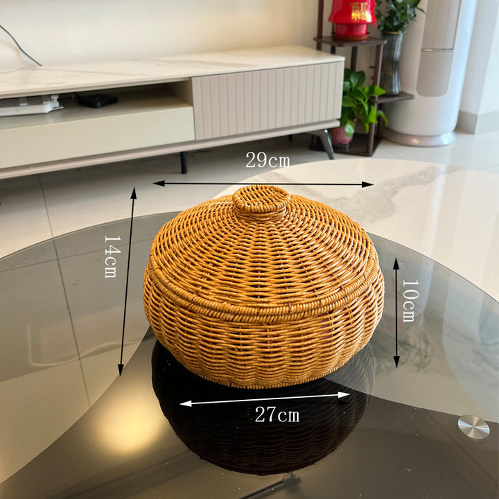 Handwoven Decorative Storage Container Kalsten