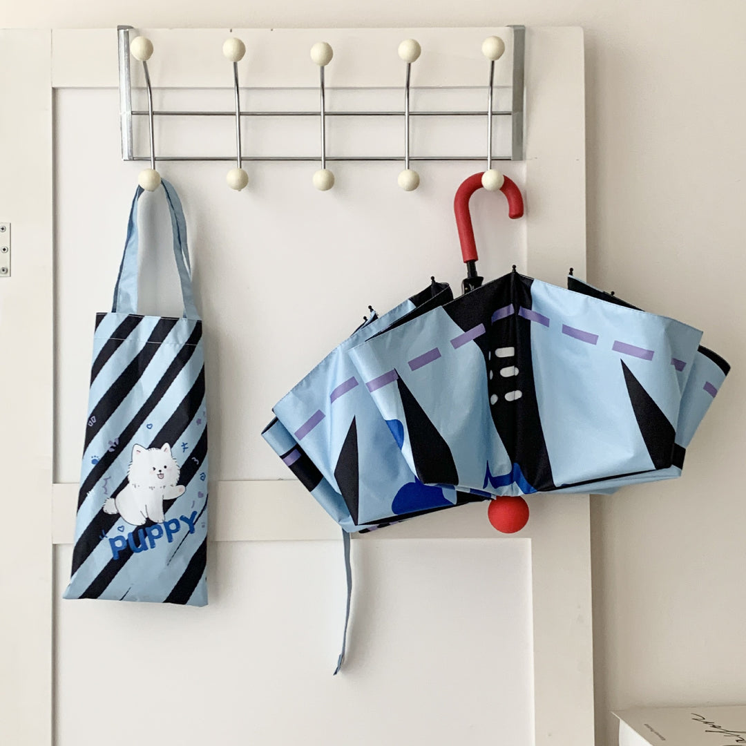 Ladies creative foldable umbrella with playful animal design Kalsten