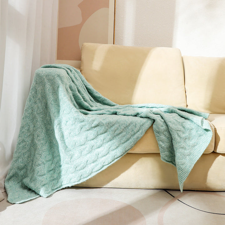 Cozy Knit Blanket Kalsten
