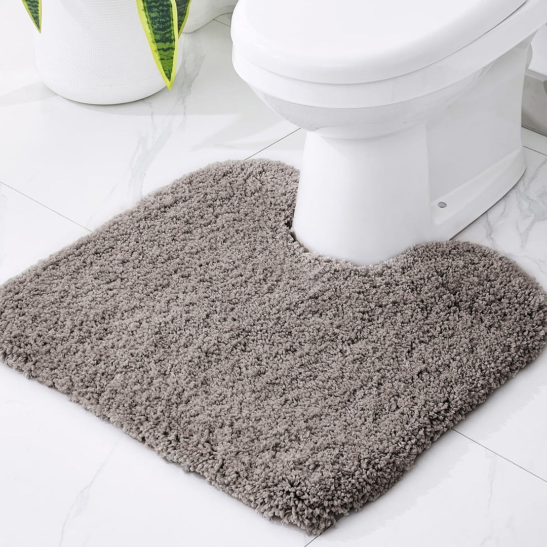 Plush Bathroom Toilet Mat Kalsten
