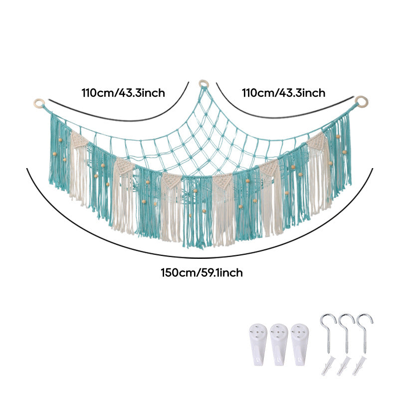 Bohemian Macramé Wall Storage Hammock