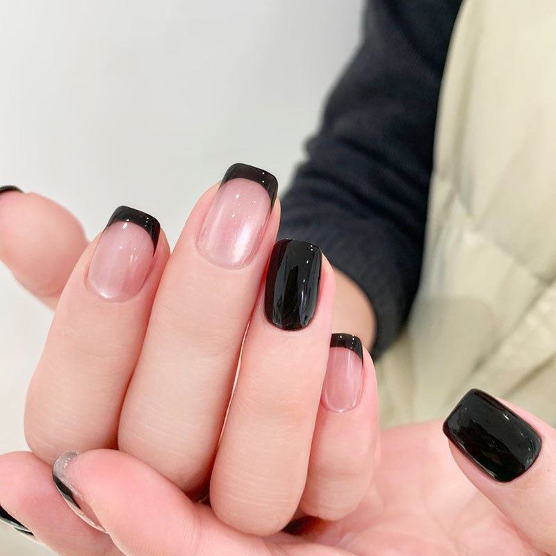 Elegant French Tip Press-On Nail Set Kalsten