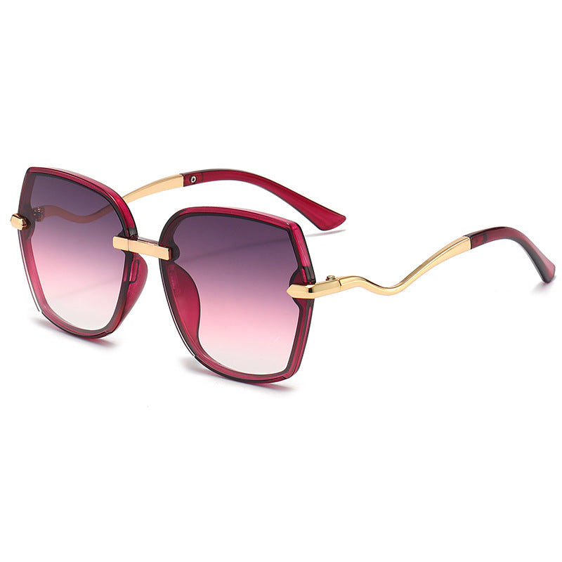 Oversized Geometric Sunglasses Modern Look