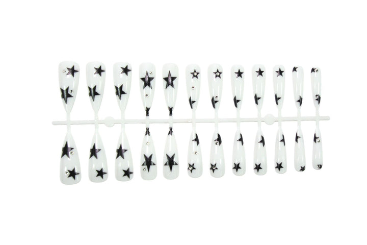 Stylish star design fake nails Kalsten