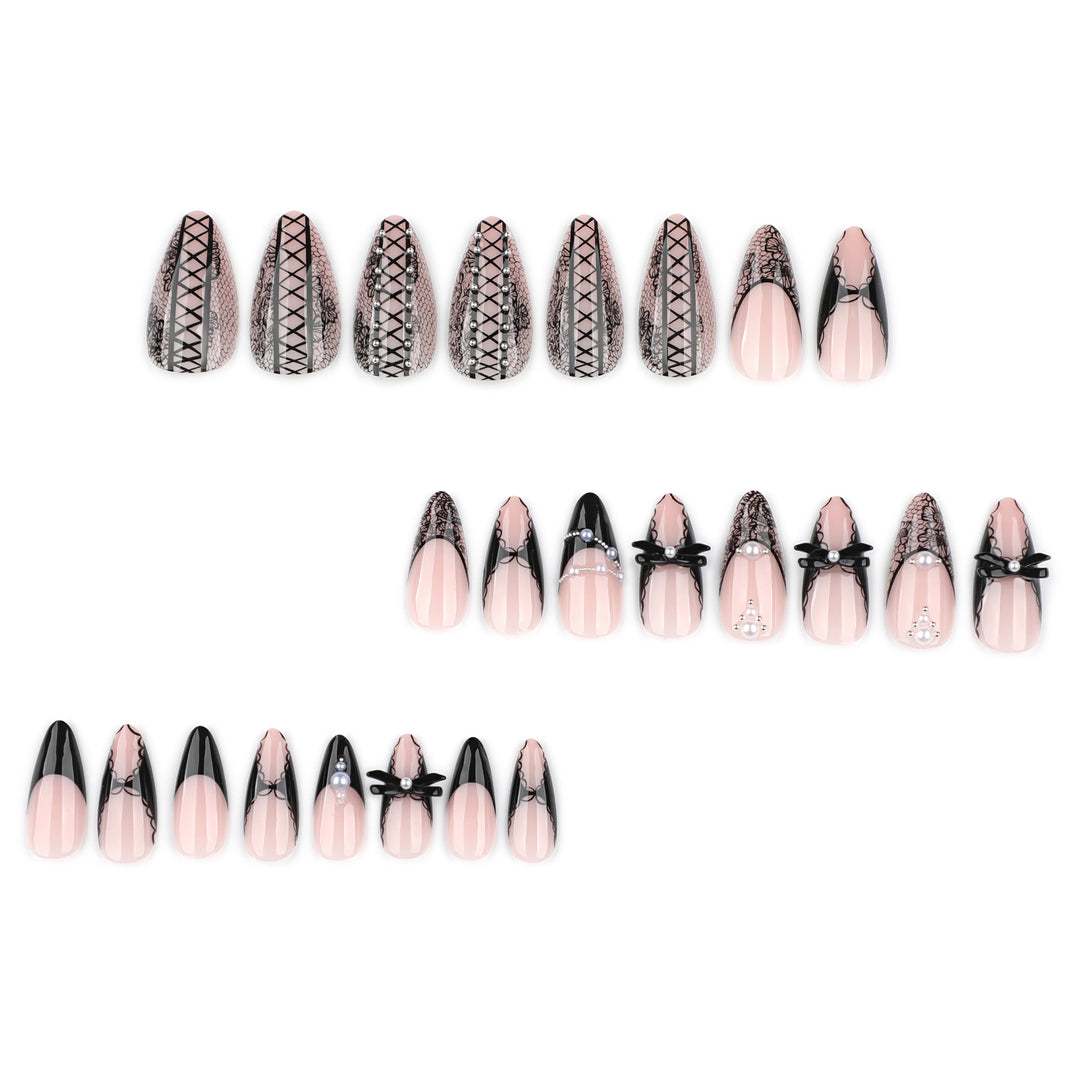 Artful stiletto nails with spike decoration Kalsten