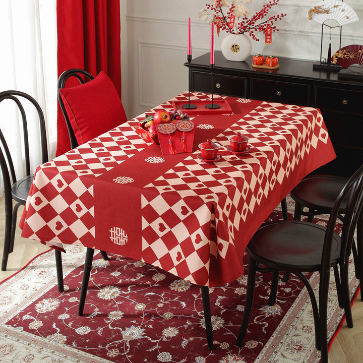Checkered Dining Tablecloth