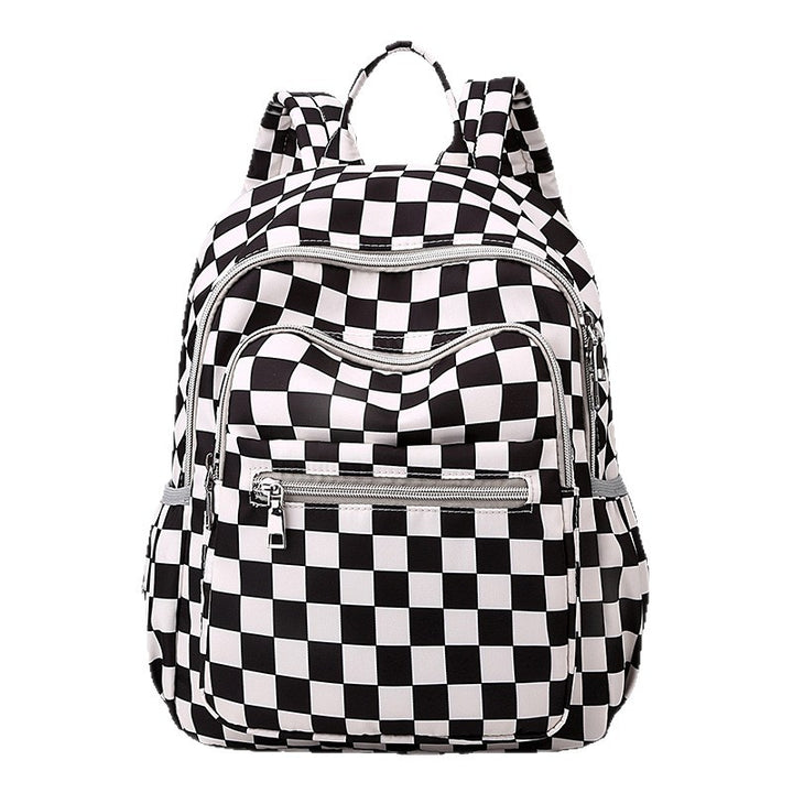 Checkerboard Pattern Backpack Kalsten