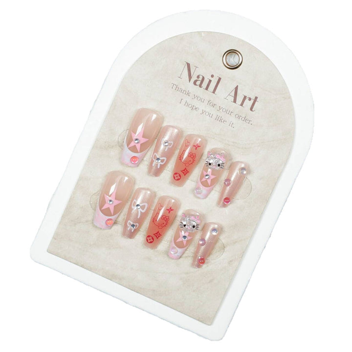 Creative Character-Themed Press-On Nail Art Kalsten