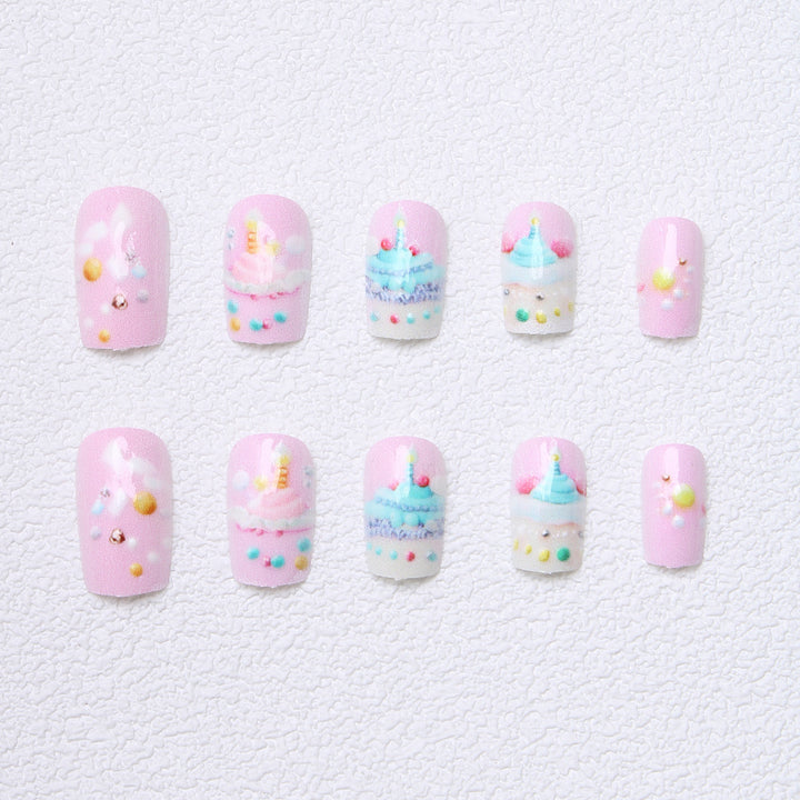 Celebration-Themed Press-On Nails Kalsten
