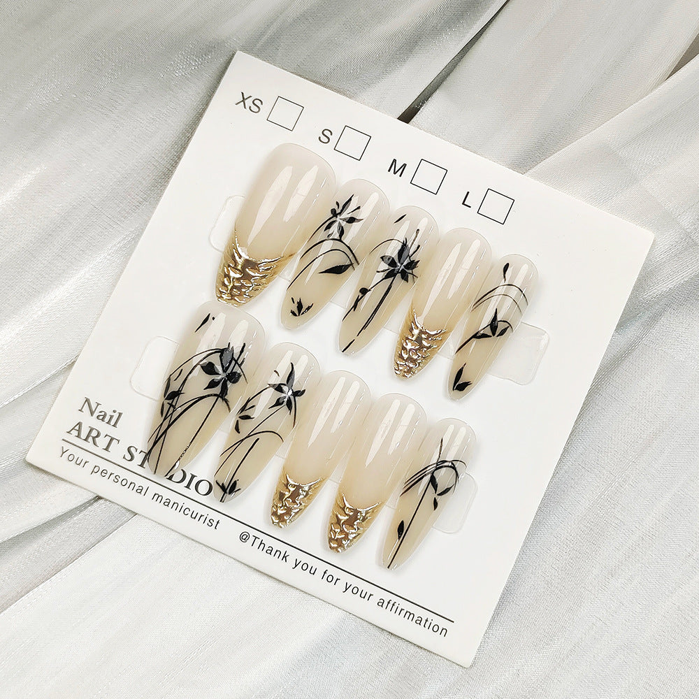 Artificial Glitter Nail Tips Kalsten