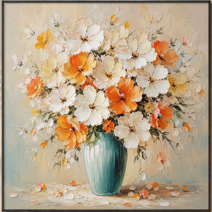 Floral Art Canvas Print for Home