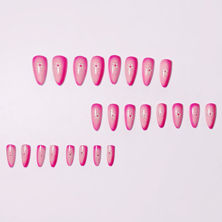 Floral Art Acrylic Nail Set Kalsten