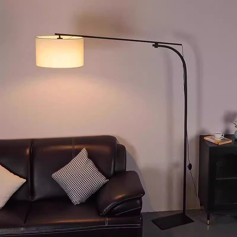 Adjustable Arc Floor Lamp with Elegant Shade