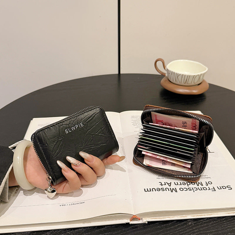 Compact Zippered Card Holder