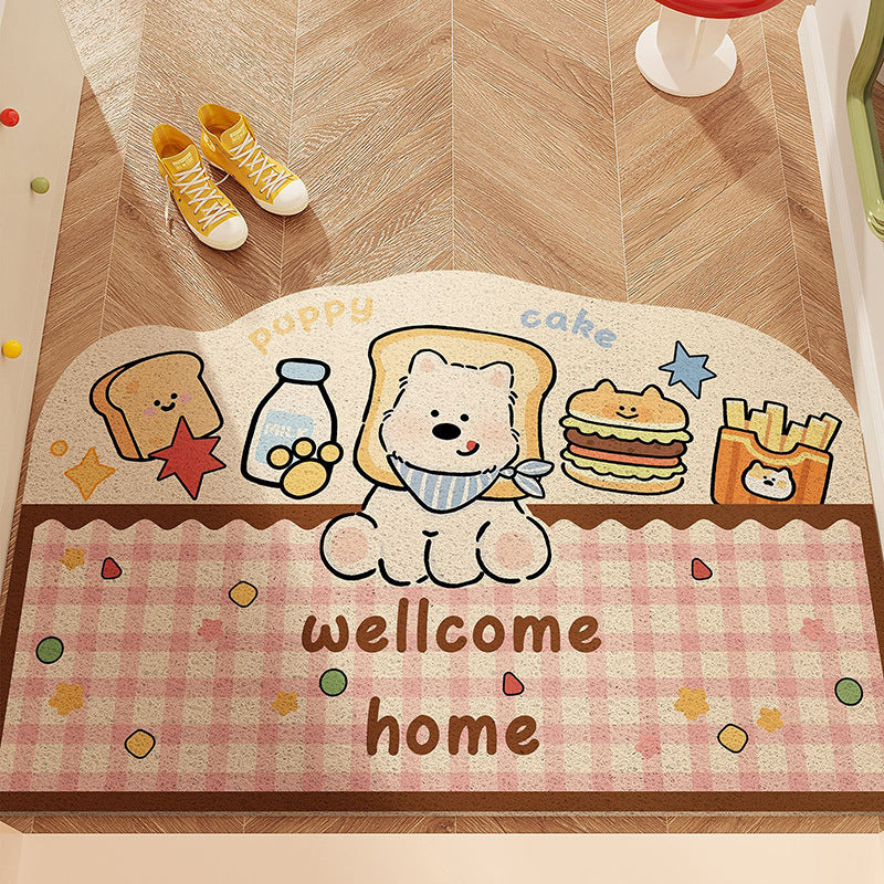 Playful Cartoon Entrance Mat