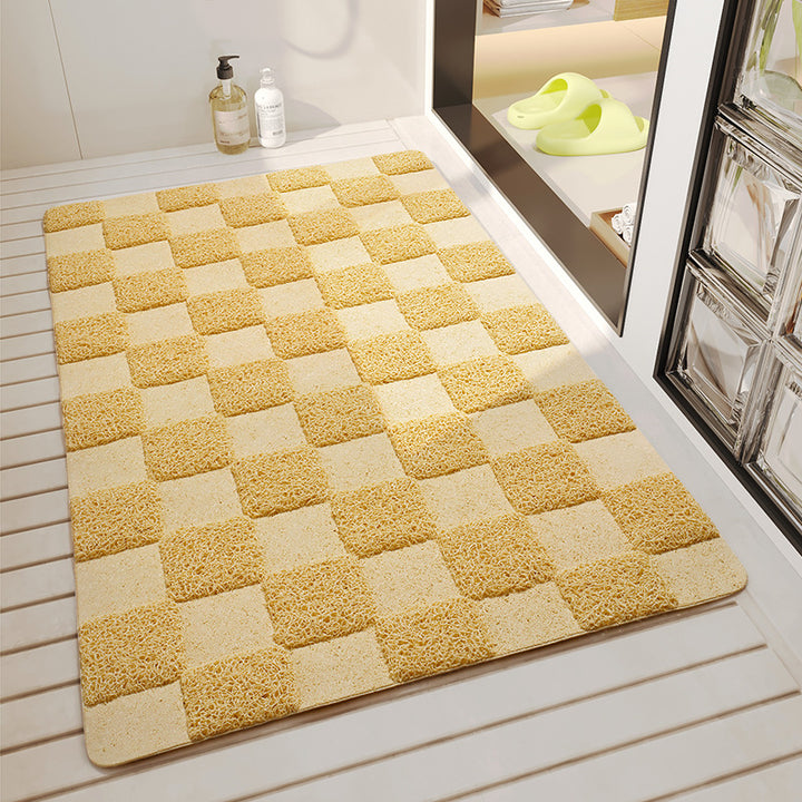 Chevron Pattern Bathroom Mat Kalsten