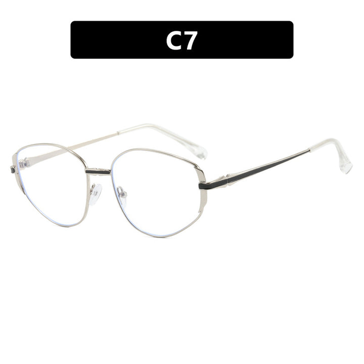 Women modern geometric sunglasses with stylish metal frame Kalsten