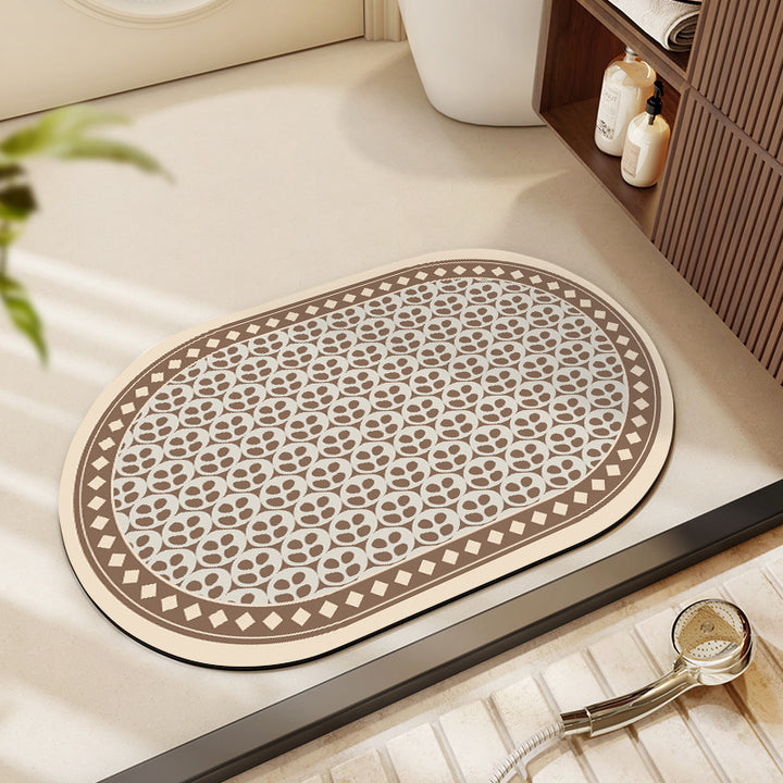 Decorative Non-Slip Bath Mat Kalsten