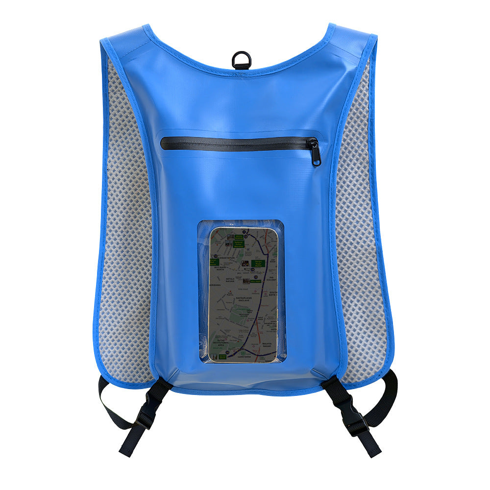 Waterproof Smartphone Backpack with Transparent Front Pocket Kalsten