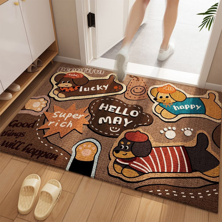 Cat-Themed Outdoor Doormat