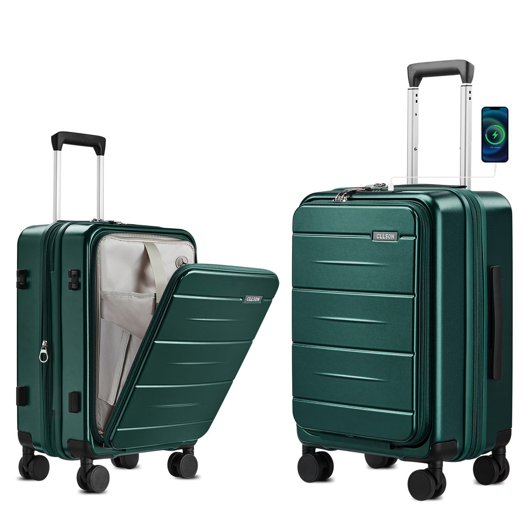 Unisex Multi-Functional Hard Shell Trolley Suitcase Kalsten