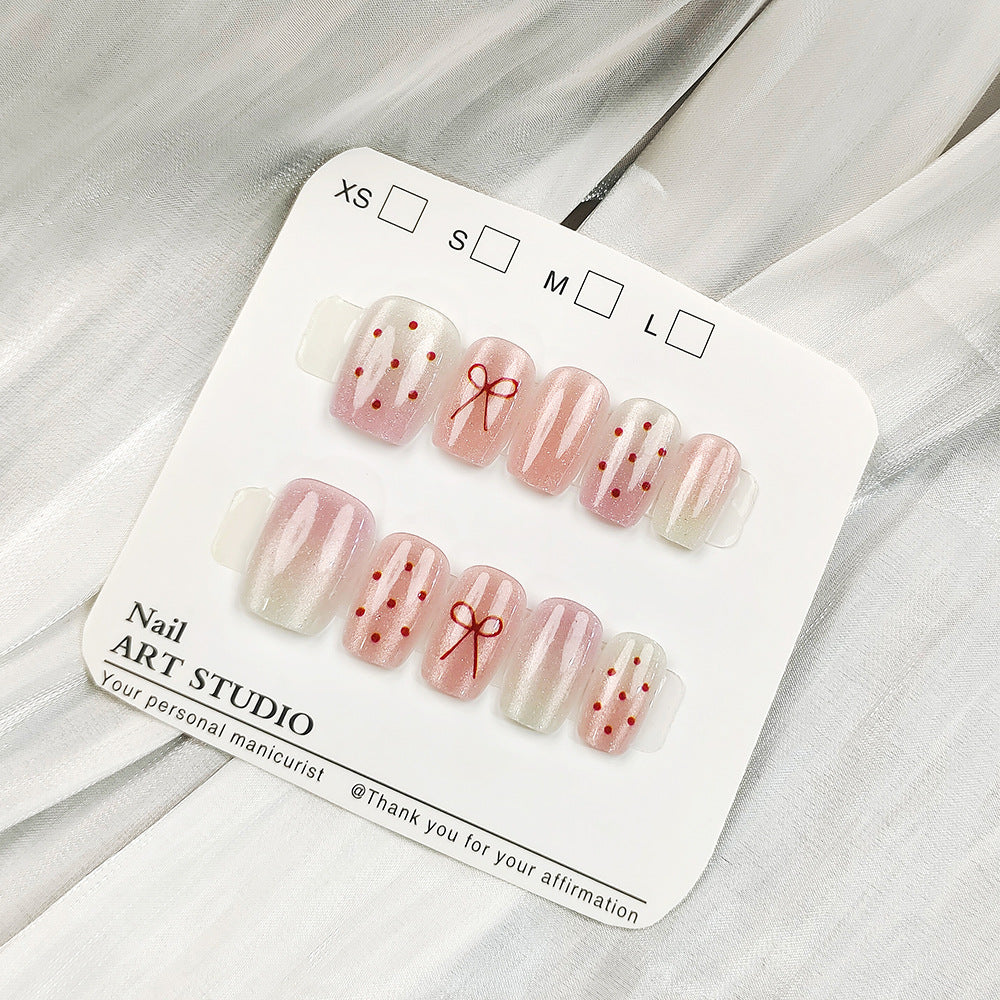 Artificial nails with Elegant Ombre Design Kalsten