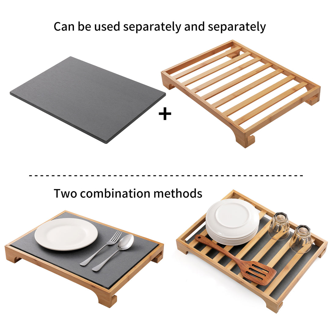 Decorative Bamboo Serving Tray