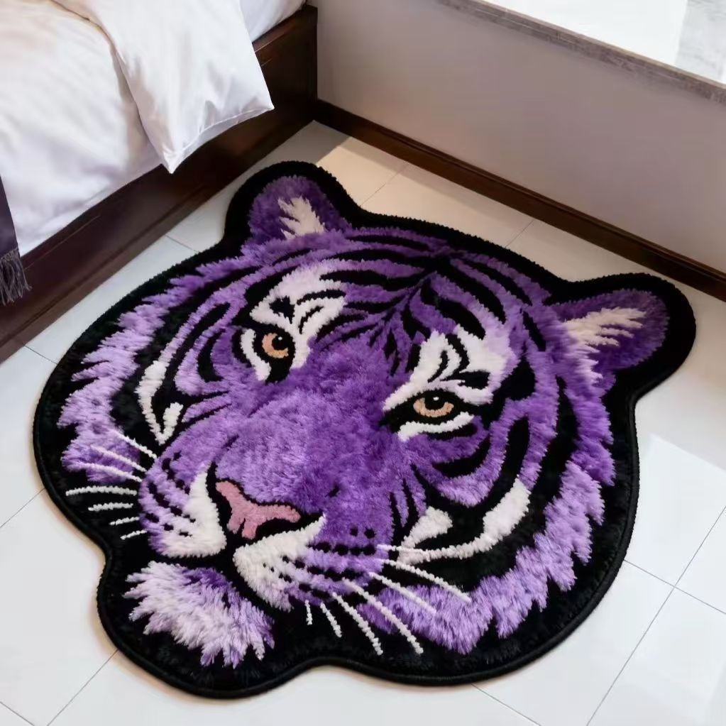 Animal-shaped Plush Rug