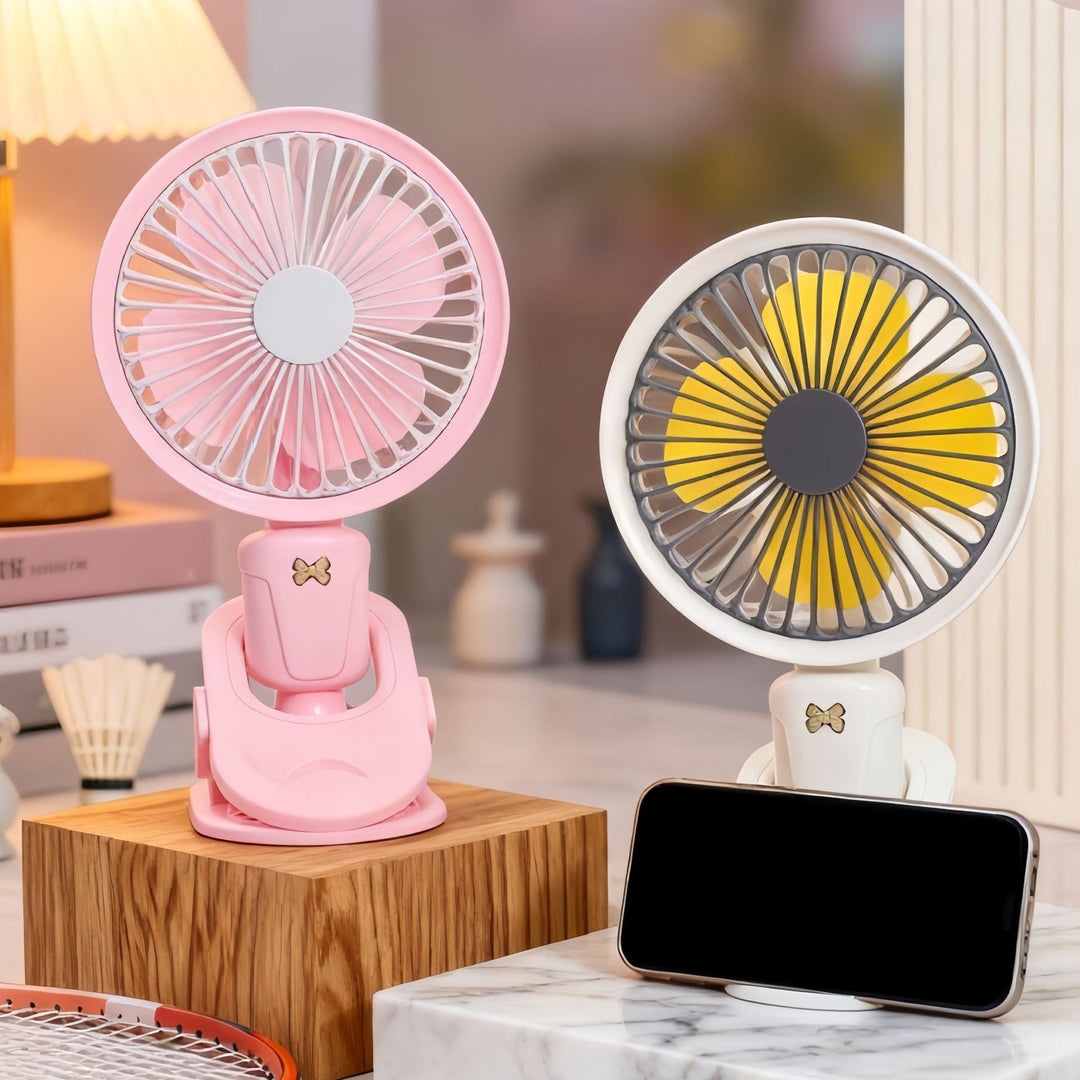 Women Portable Table Fan with Flexible Stand Kalsten