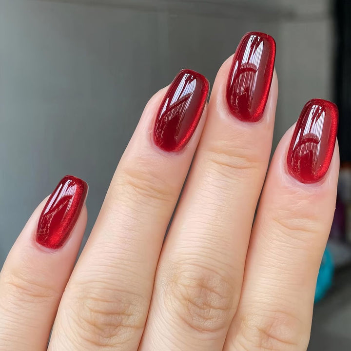 Artificial nails with Noble Shine Kalsten