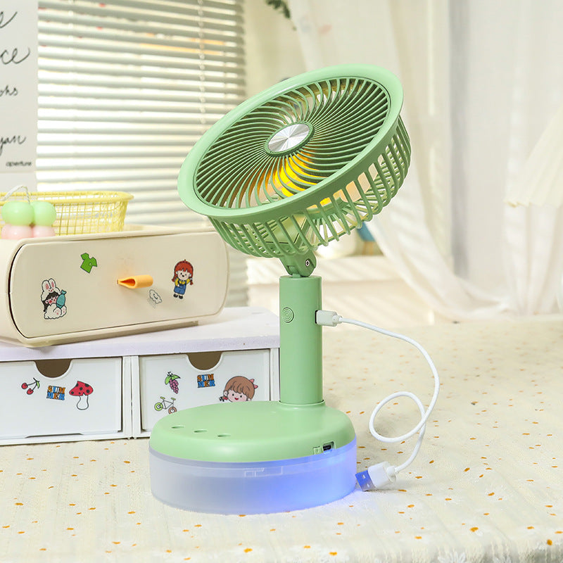 Women's Mini Table Fan with LED Lighting Kalsten