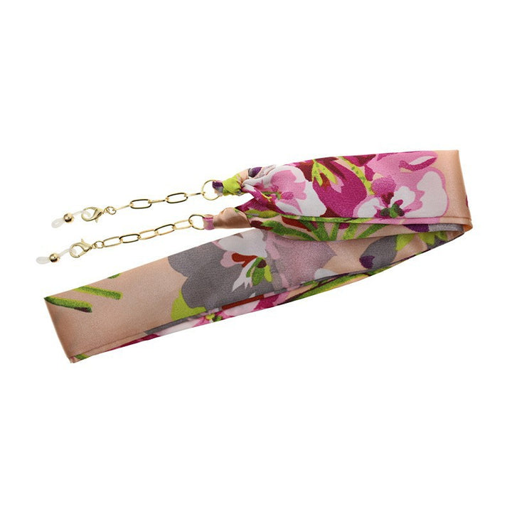 Floral Silk Eyewear Chain Kalsten