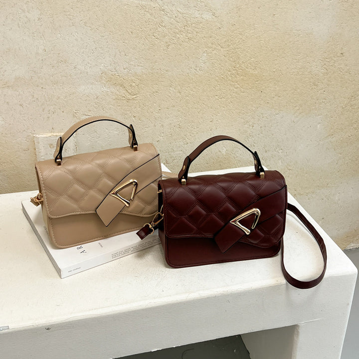 Quilted Handheld Satchel