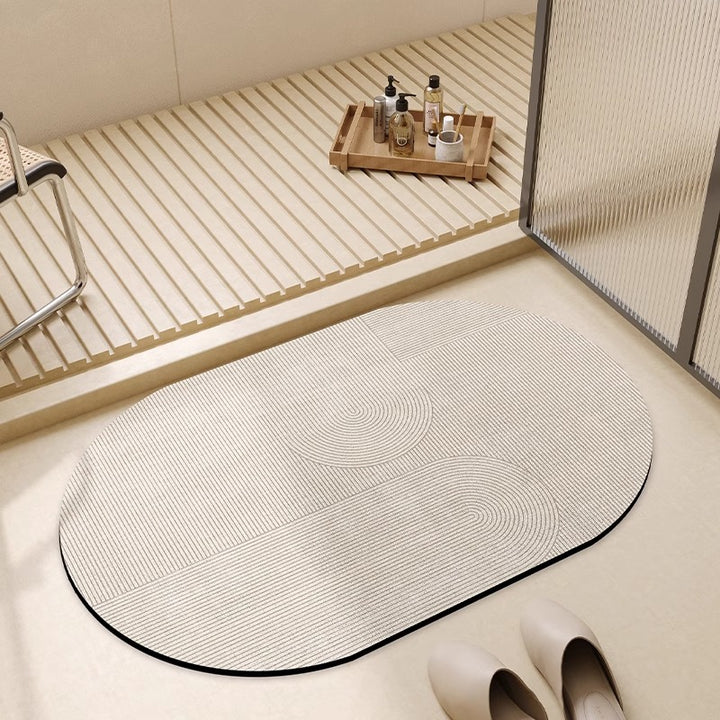 Geometric Design Bath Rug Kalsten