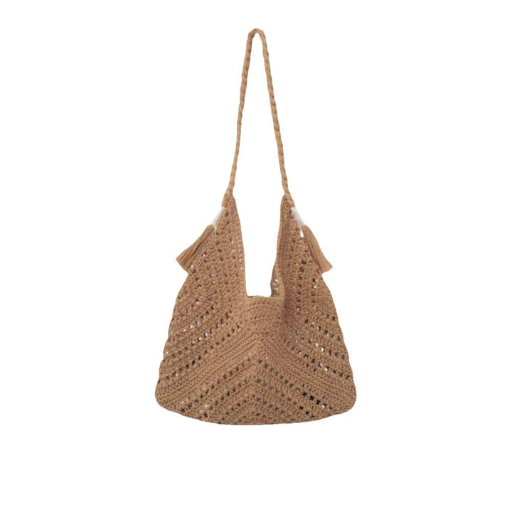 Handcrafted macrame shoulder bag with braided details Kalsten