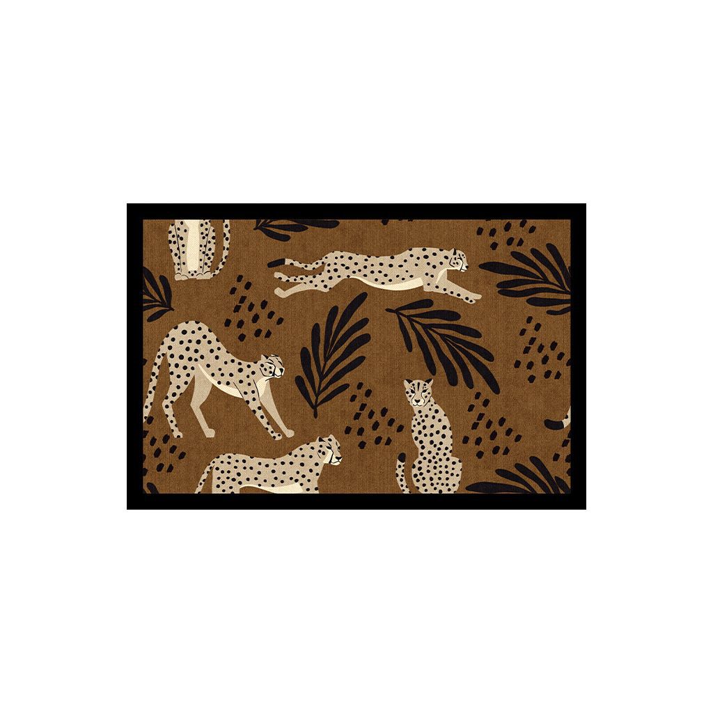 Vintage Floral Collage Area Rug