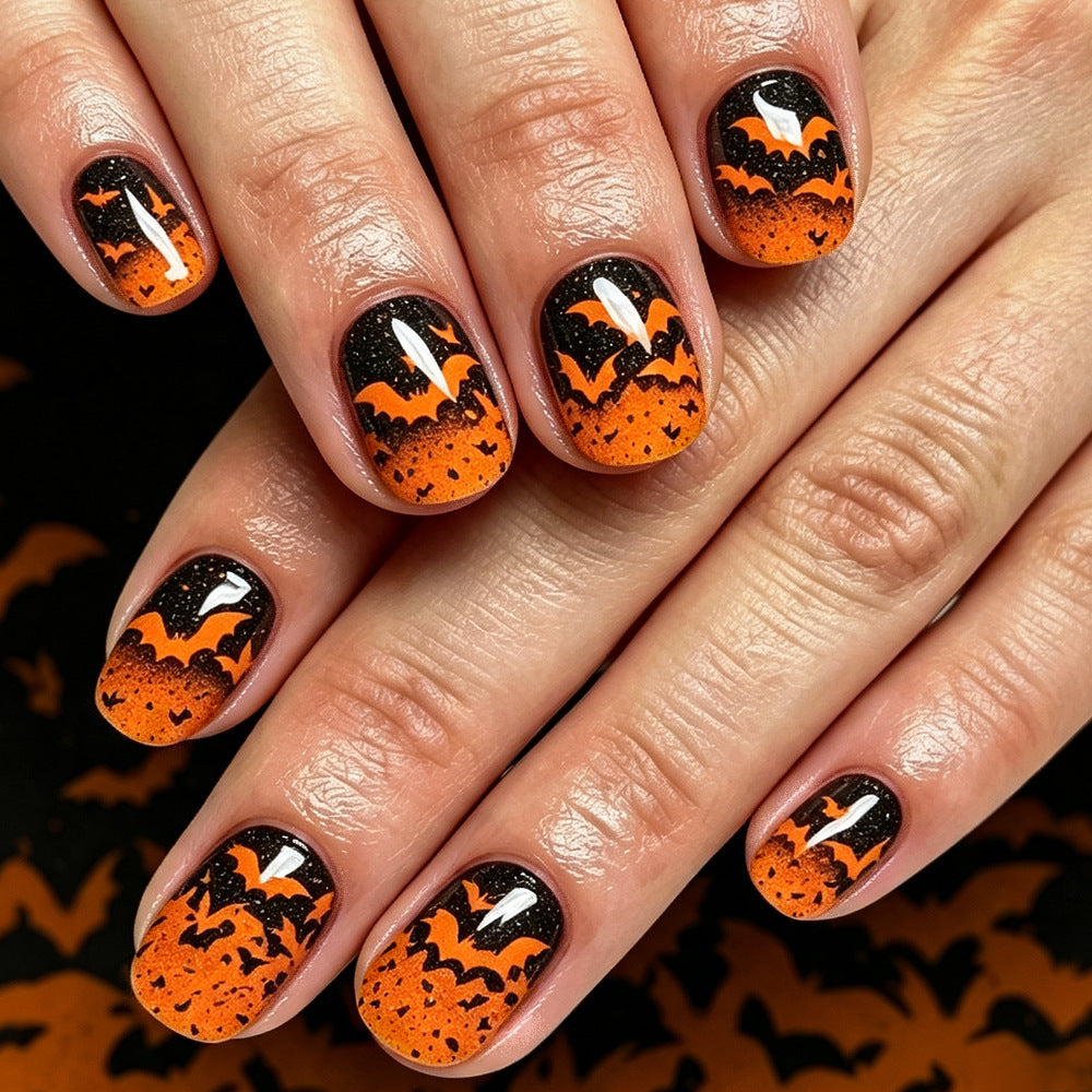 Halloween-Themed Artistic Press-On Nails Kalsten