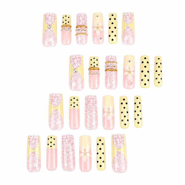 Decorative Floral Nail Art Set