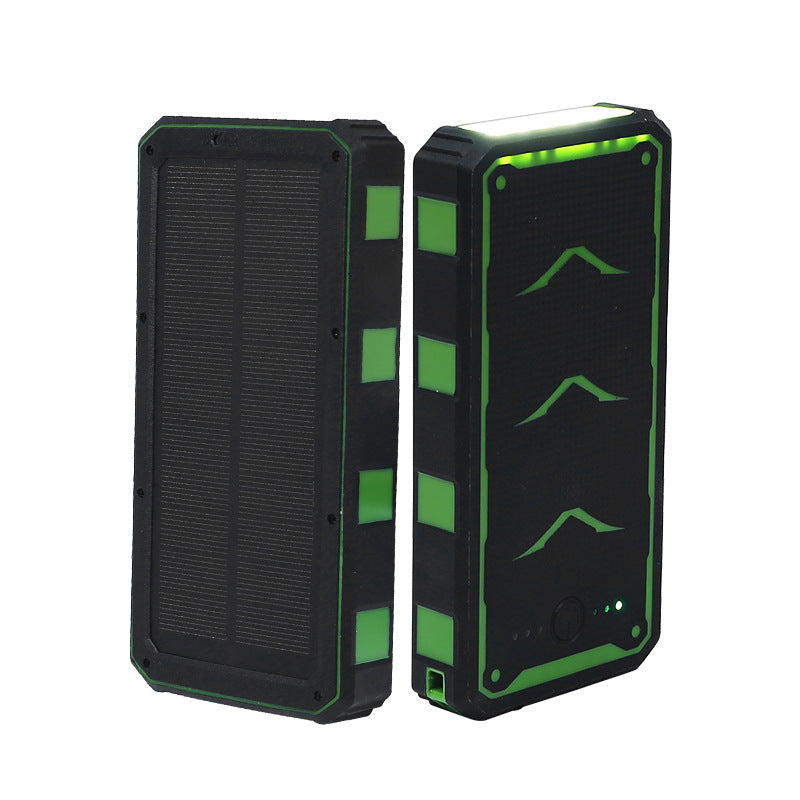 Solar-powered high-performance power bank with robust housing Kalsten
