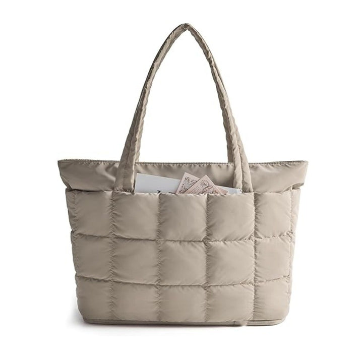 Practical Tote Bag with Quilted Design Kalsten