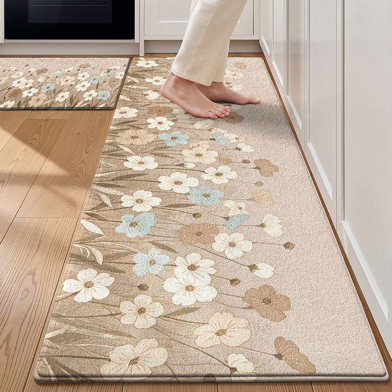 Floral Patterned Kitchen Mat Set Kalsten