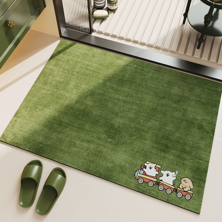 Panda-Themed Decorative Floor Mat
