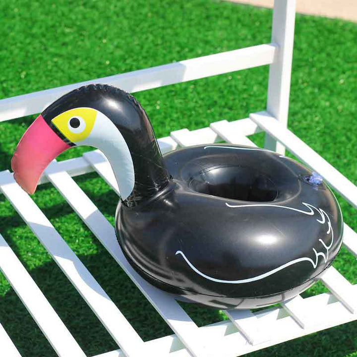 Women Inflatable Swim Ring with Floral Design Kalsten